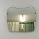 Scultpural Brass Hand Mid-Century Wall Mirror, Italy, 1950s