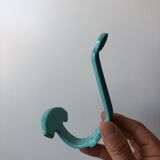 Vintage enamelled metal hook