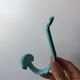 Vintage enamelled metal hook