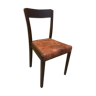 Chaise stella avec nouvelle assise garnie, cloutée