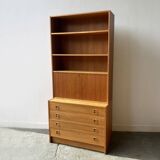Mid-century teak wall unit by Sejling Skabe, Denmar