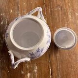 Sucrier Sarreguemines en porcelaine fin XIXe