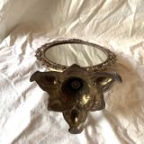Old brass psychic mirror