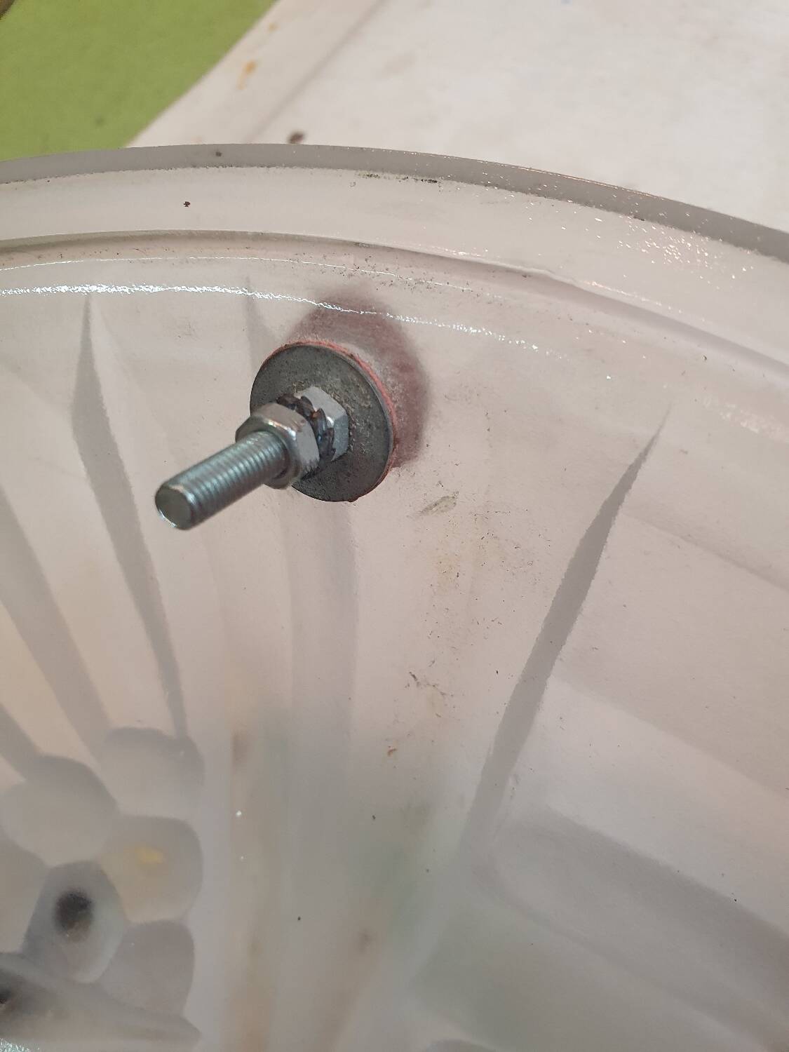 Art Deco Dégué basin ceiling light