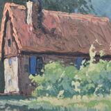 Tableau paysage champêtre