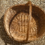 Culture wicker basket, vintage