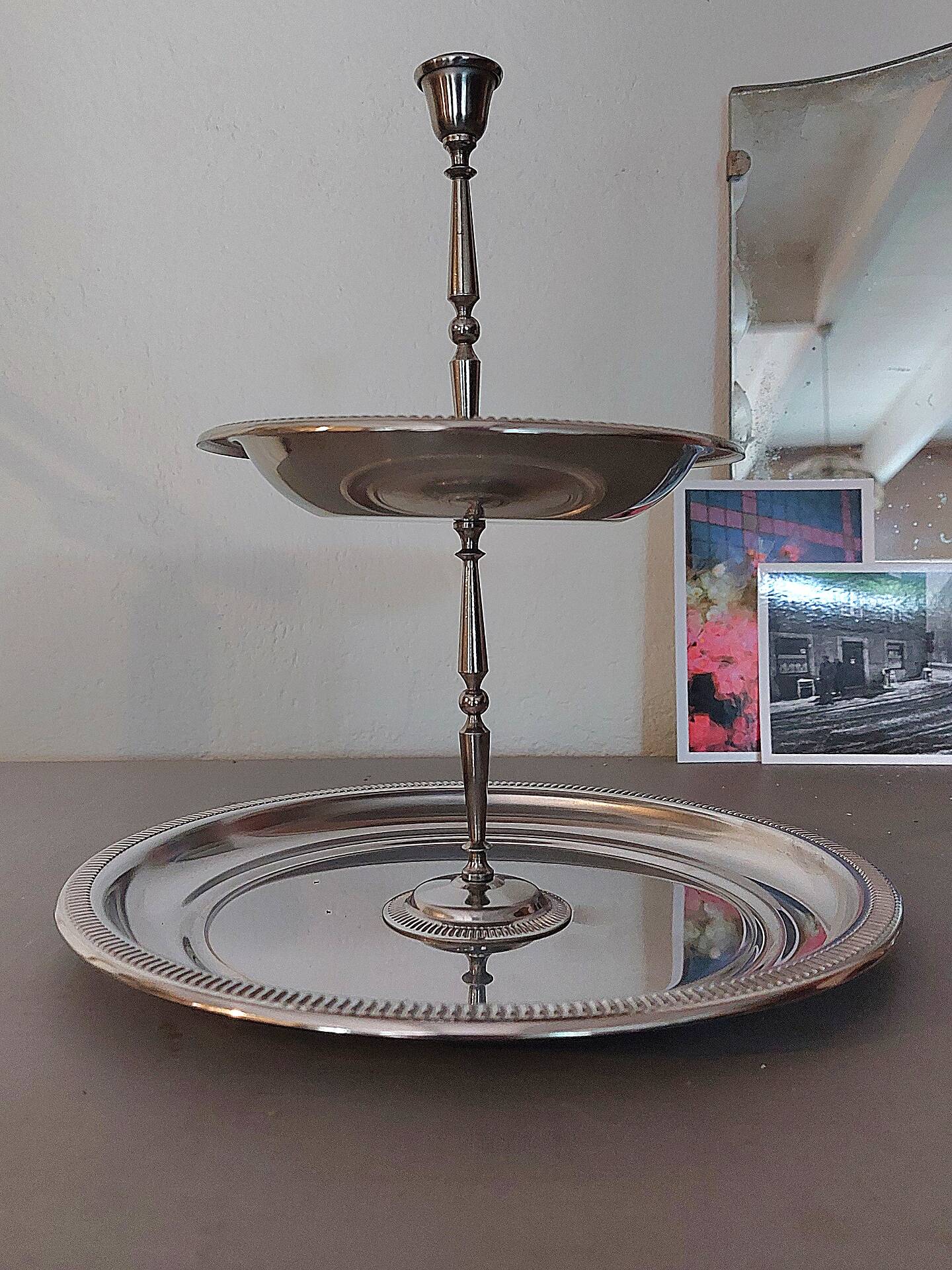 Plat à étage en inox - Jean Couzon