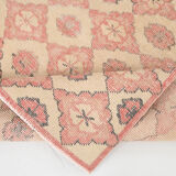 Antique handmade vintage rug 202x138cm