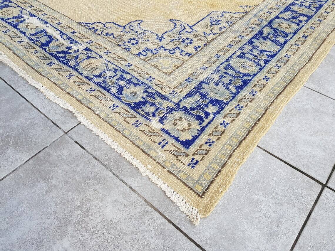 Turkish Oushak Living Room Rug sku910