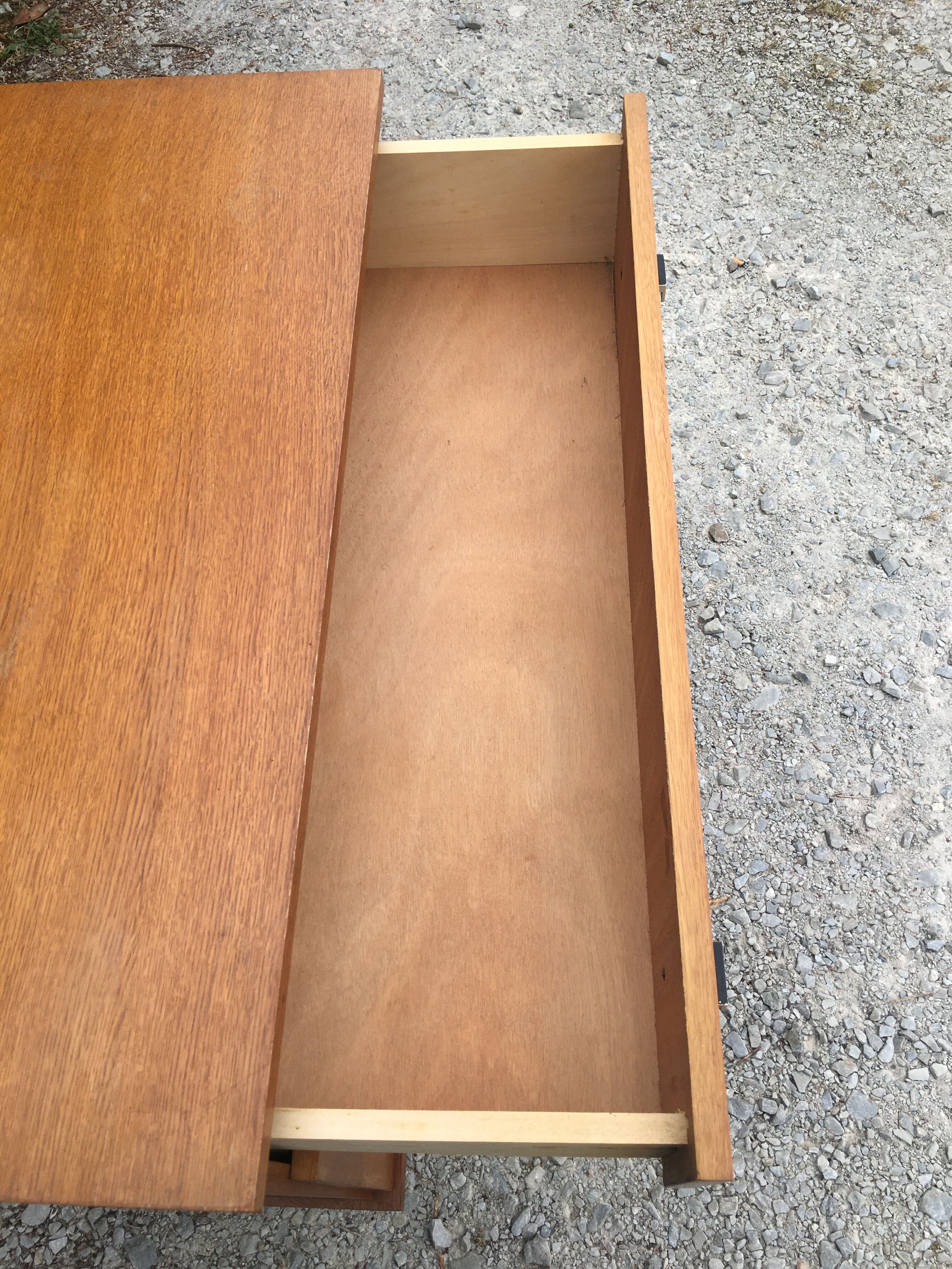 Chest of drawers vintage feet compass metal