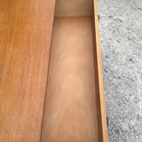 Chest of drawers vintage feet compass metal