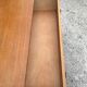 Commode vintage pieds compas metal