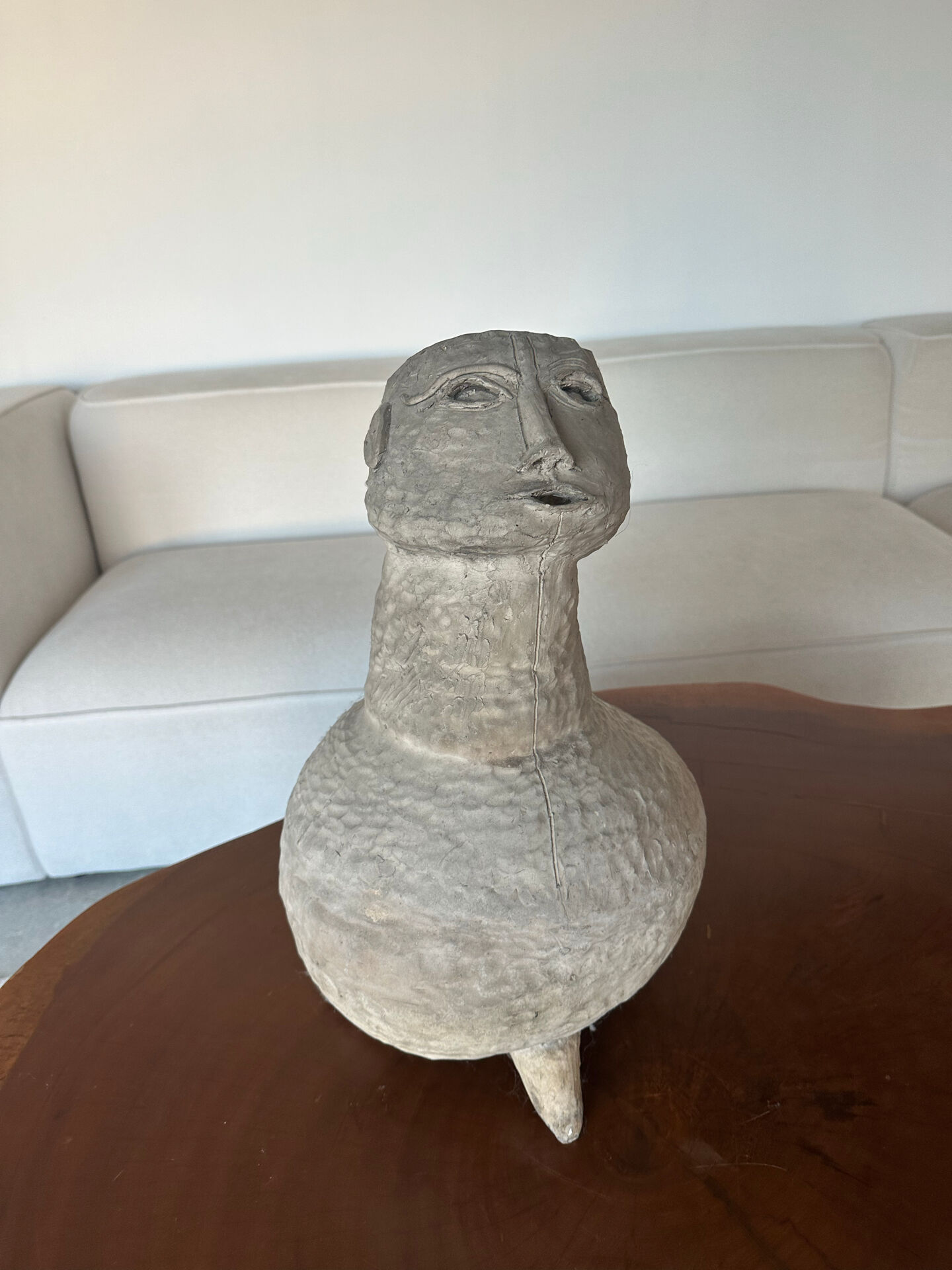Large zoomorphic ceramic vase