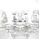 Series of 6 glasses vintage crystal cognac balloon Saint-Louis