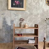 Brutalist oak shelf