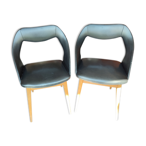 Lot de 2 chaises de louis paolozzi