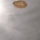 Stainless steel/agate/aluminum side table