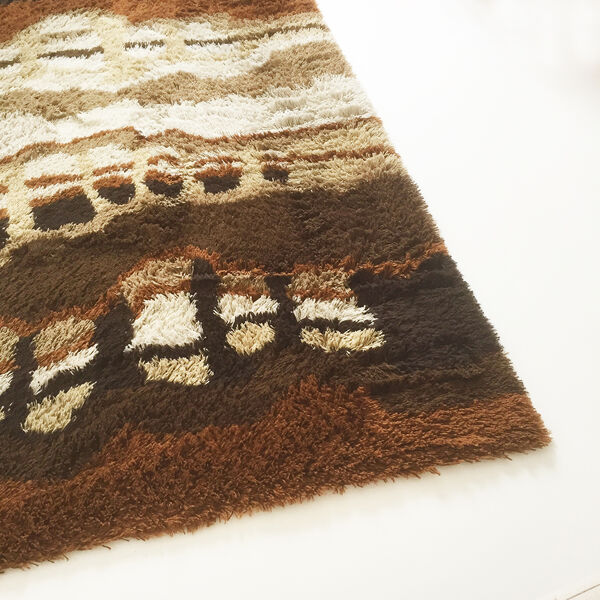 Tapis Abstract par Desso vintage des années 1970 150x220cm