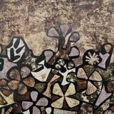 Jean dubuffet: garden of quite-vite - original signed stencil