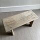 Tabouret banc bois