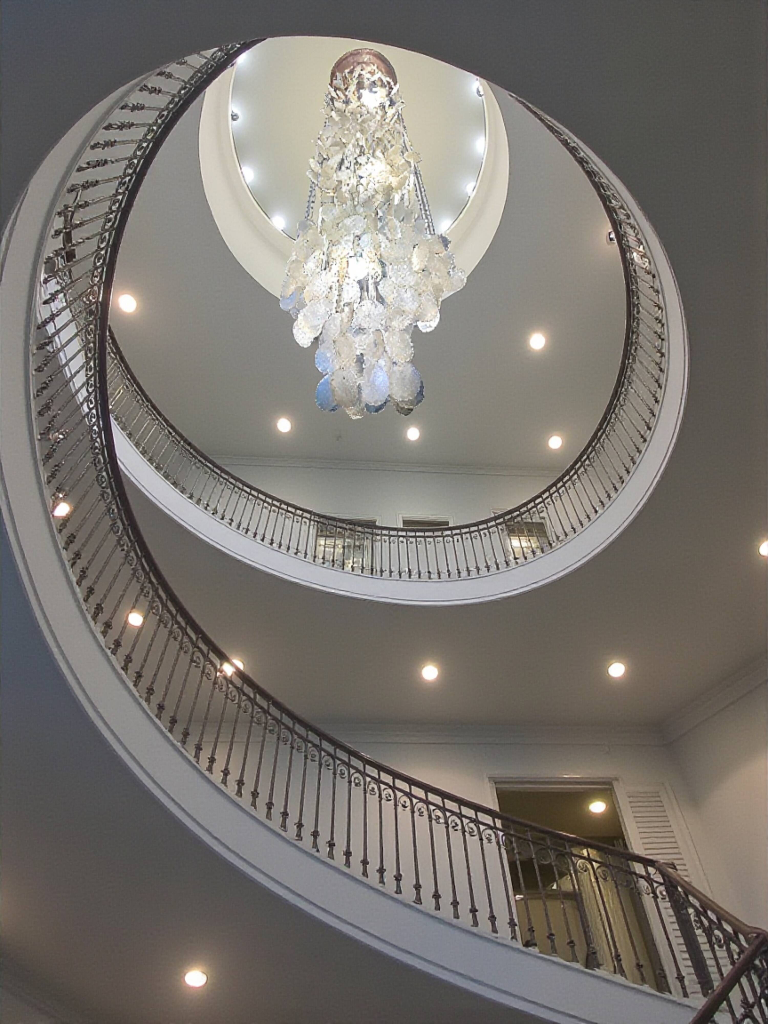 Suspension en nacre à 3 niveaux — Verner Panton