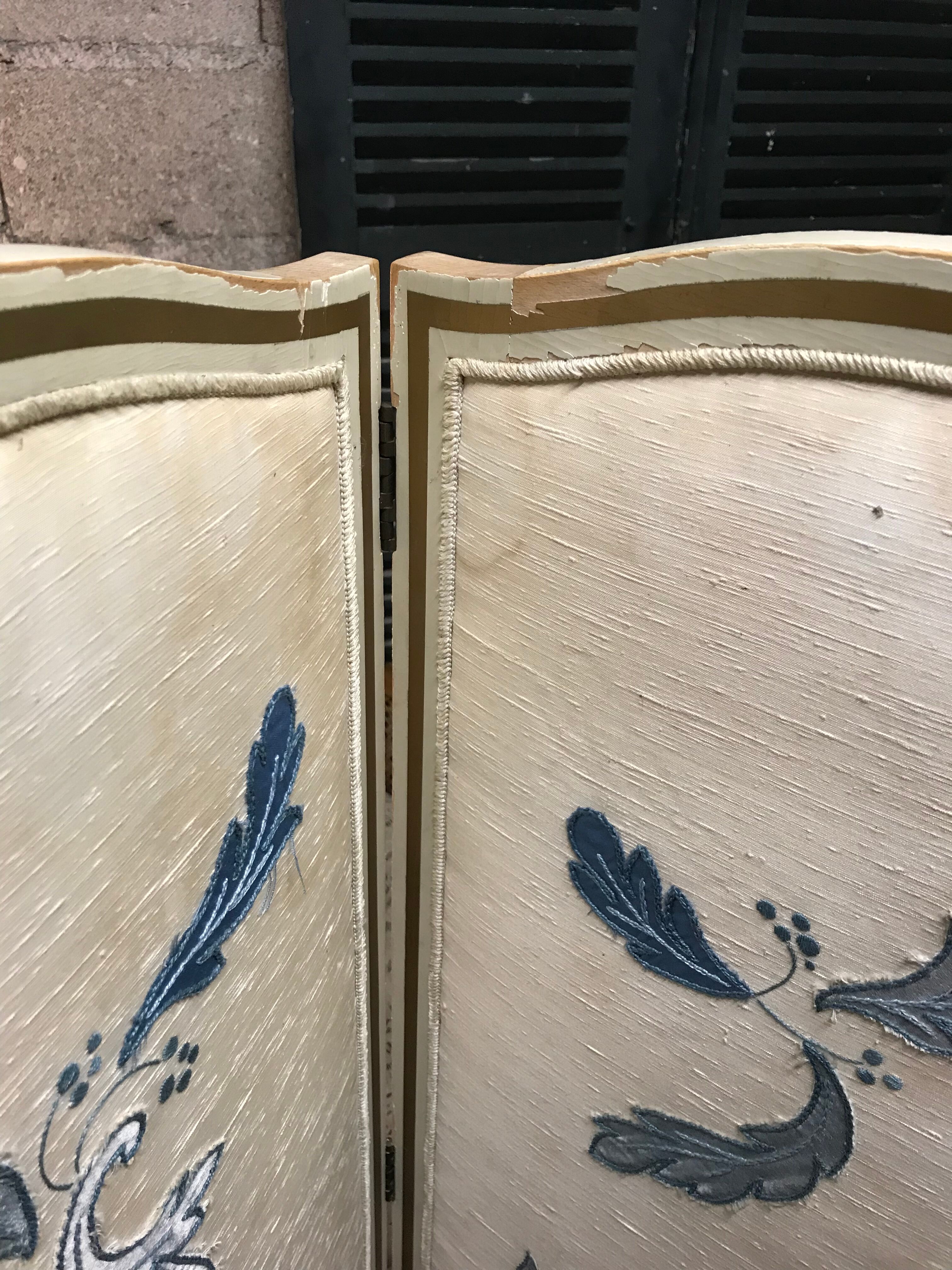 Old screen wood art deco