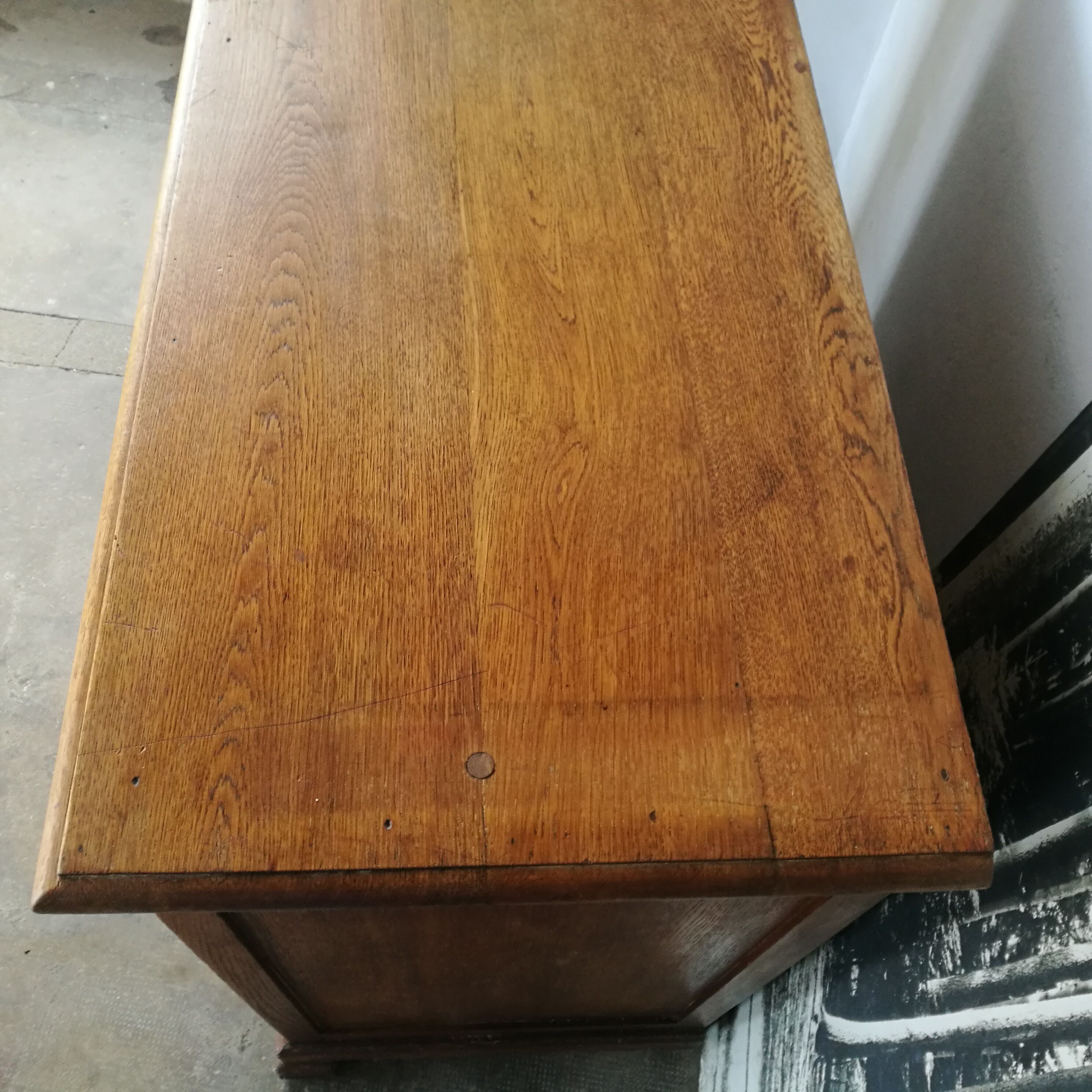 Louis Philippe solid oak buffet