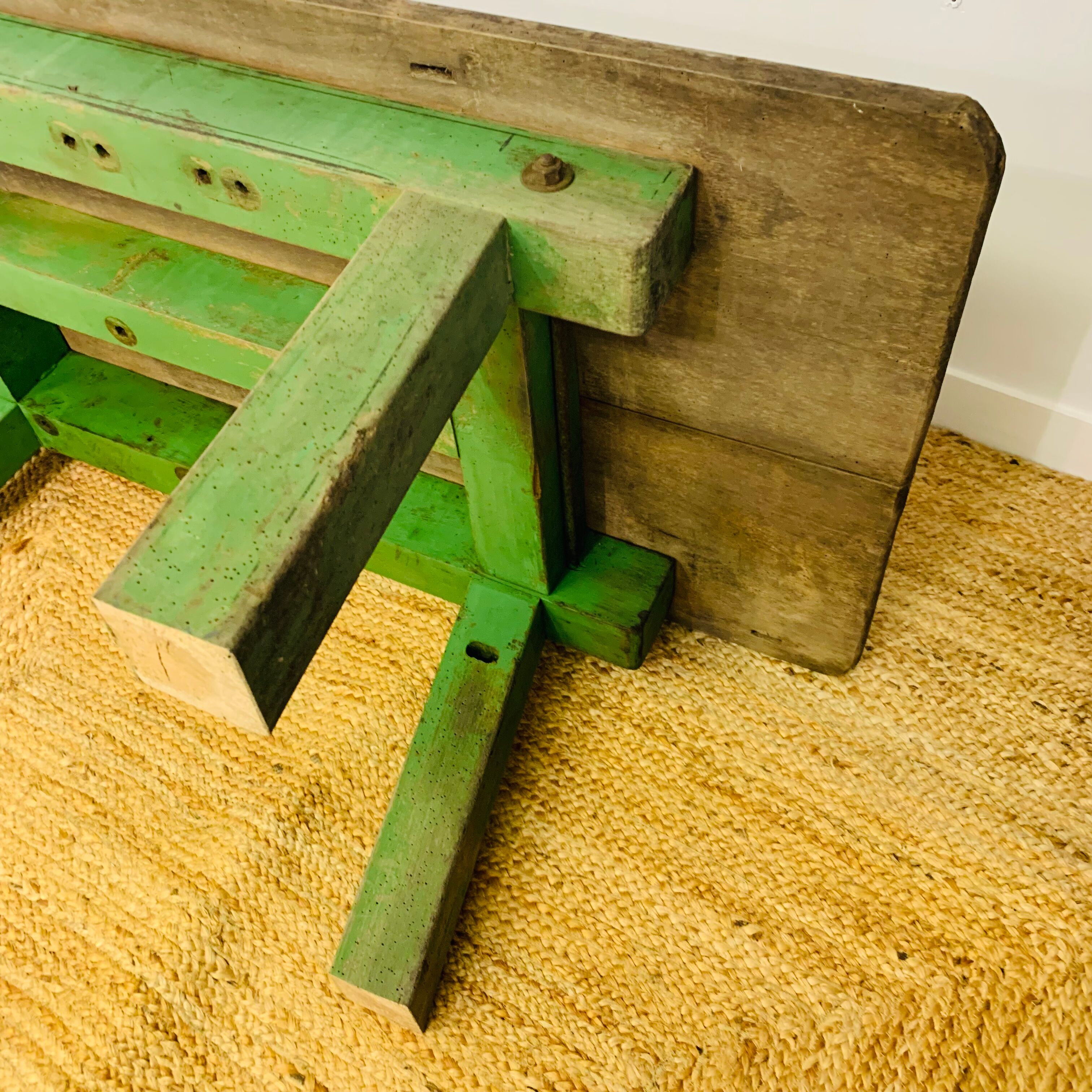 Industrial coffee table