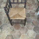 Two small corner chairs