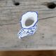 Vintage ceramic milk jug from Deruta, Italy