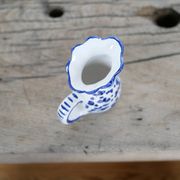 Vintage ceramic milk jug from Deruta, Italy