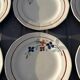 Set of 6 Sarreguemines flat plates model 5041, 60's