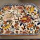 Gien earthen earthenware dish peony model
