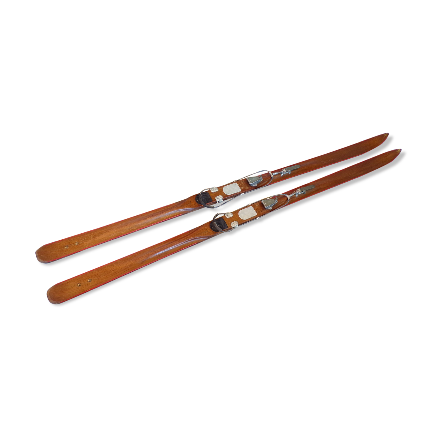 Vintage wooden skis 2.10 m