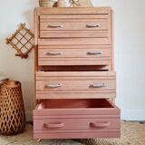 Renovated chest of drawers high 4 drawers