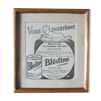 Old advertising: Blédine Jacquemaire