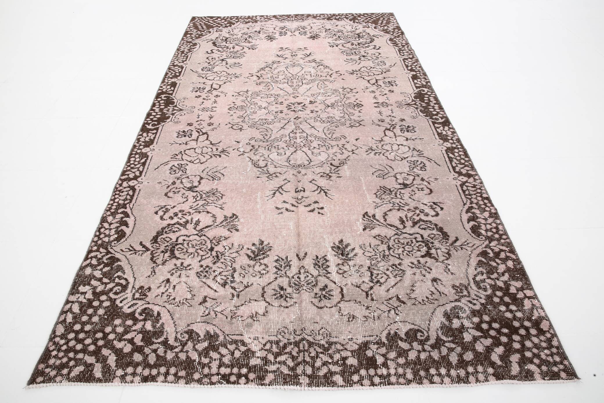 6x9 Classic Floral Persian Vintage Rug, 199x267Cm SK 2713