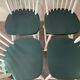 Series of 4 Scandinavian wooden chairs 60s-70s