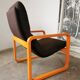 Curved wood armchair Wilkhahn 1980