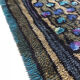 Original Abstract Scandinavian High Pile Abstract Rya Rug Carpet, Sweden, 1960s 115x195cm