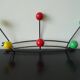 Vintage wall coat rack year 50/60