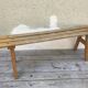 Old wooden school bench 50s