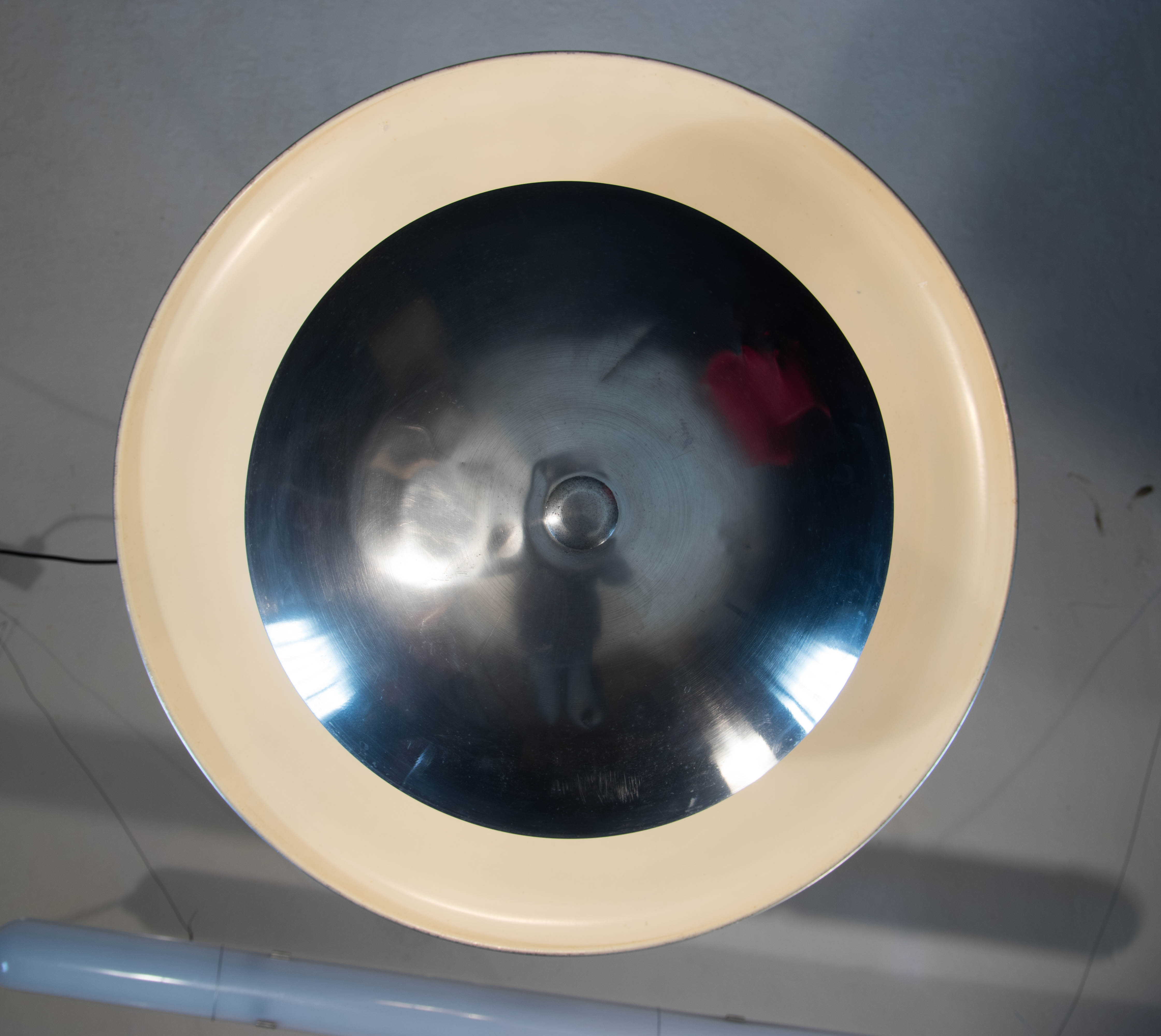 Bauhaus chandelier with indirect light, 1930s