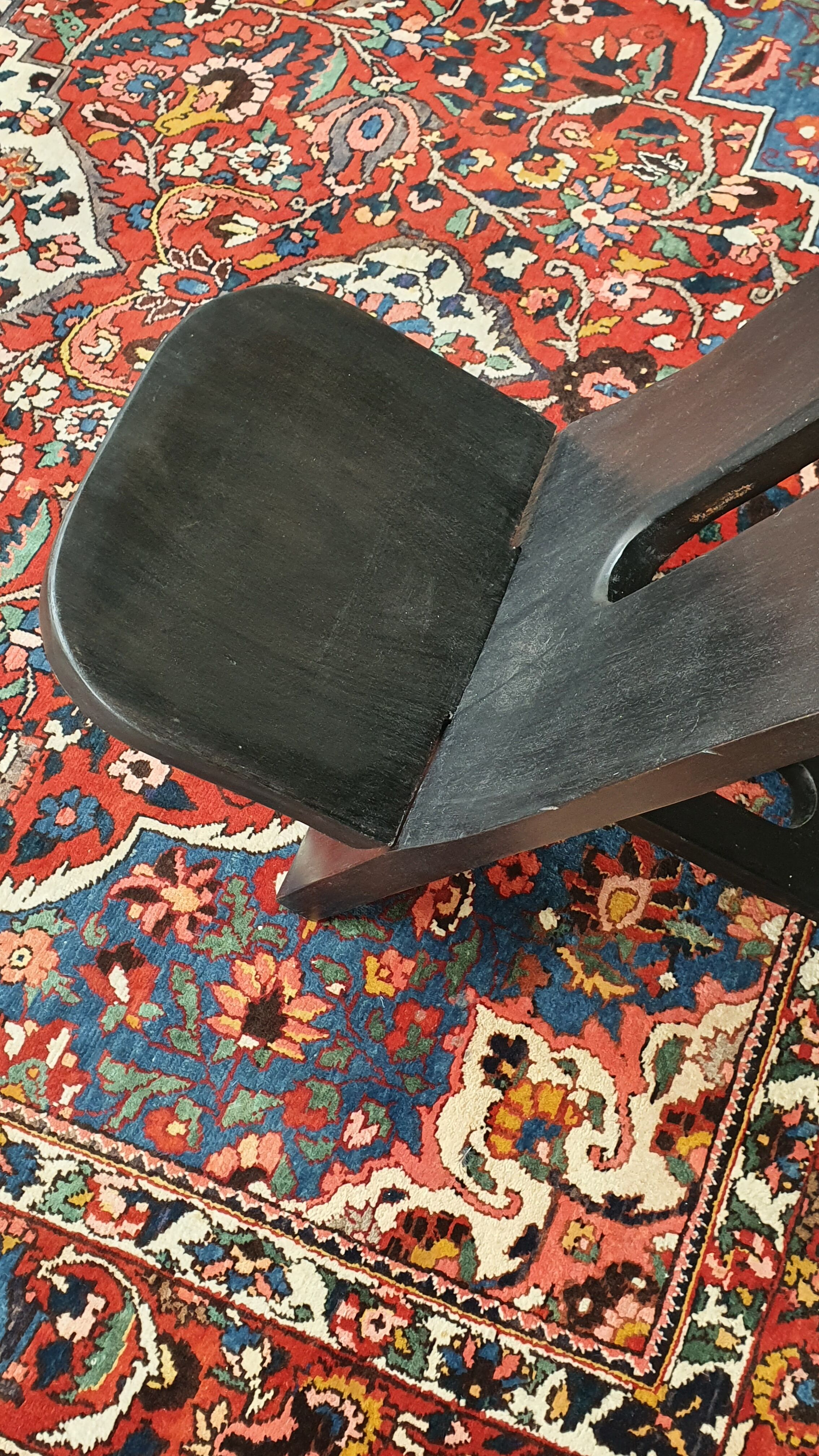 Pair of African palaver chairs