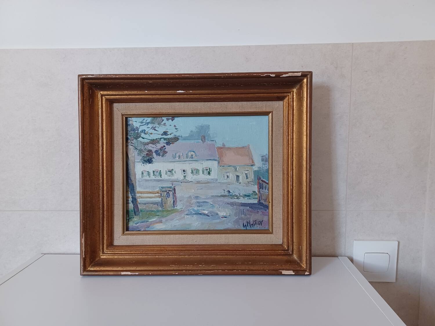 Peinture à l huile Wierre effroy