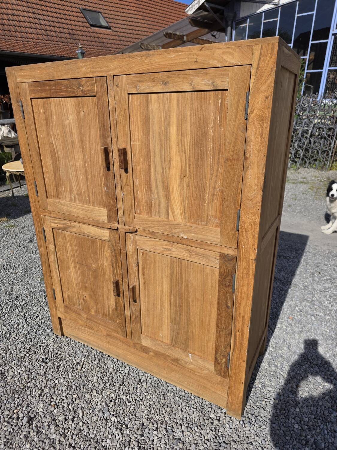 1980s teak 4-door sideboard