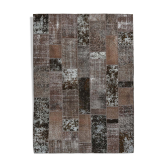 Oversize vintage patchwork rug 353x252cm