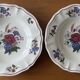 6 antique deep plates in Sarreguemines earthenware