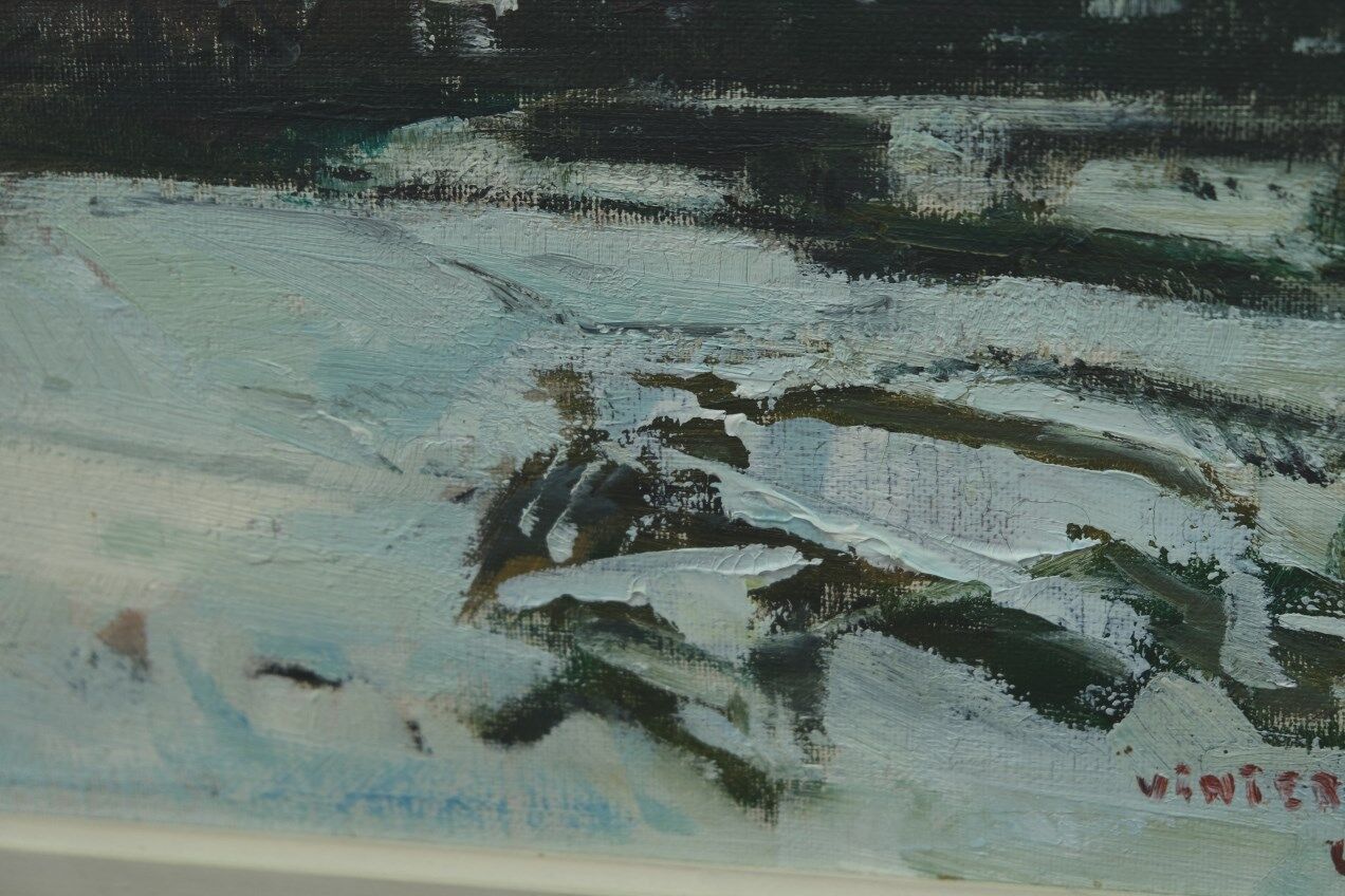 Gunnar Herman Berglund (1906-1992), Swedish Modern Painting, 1960s, Oil on Canvas