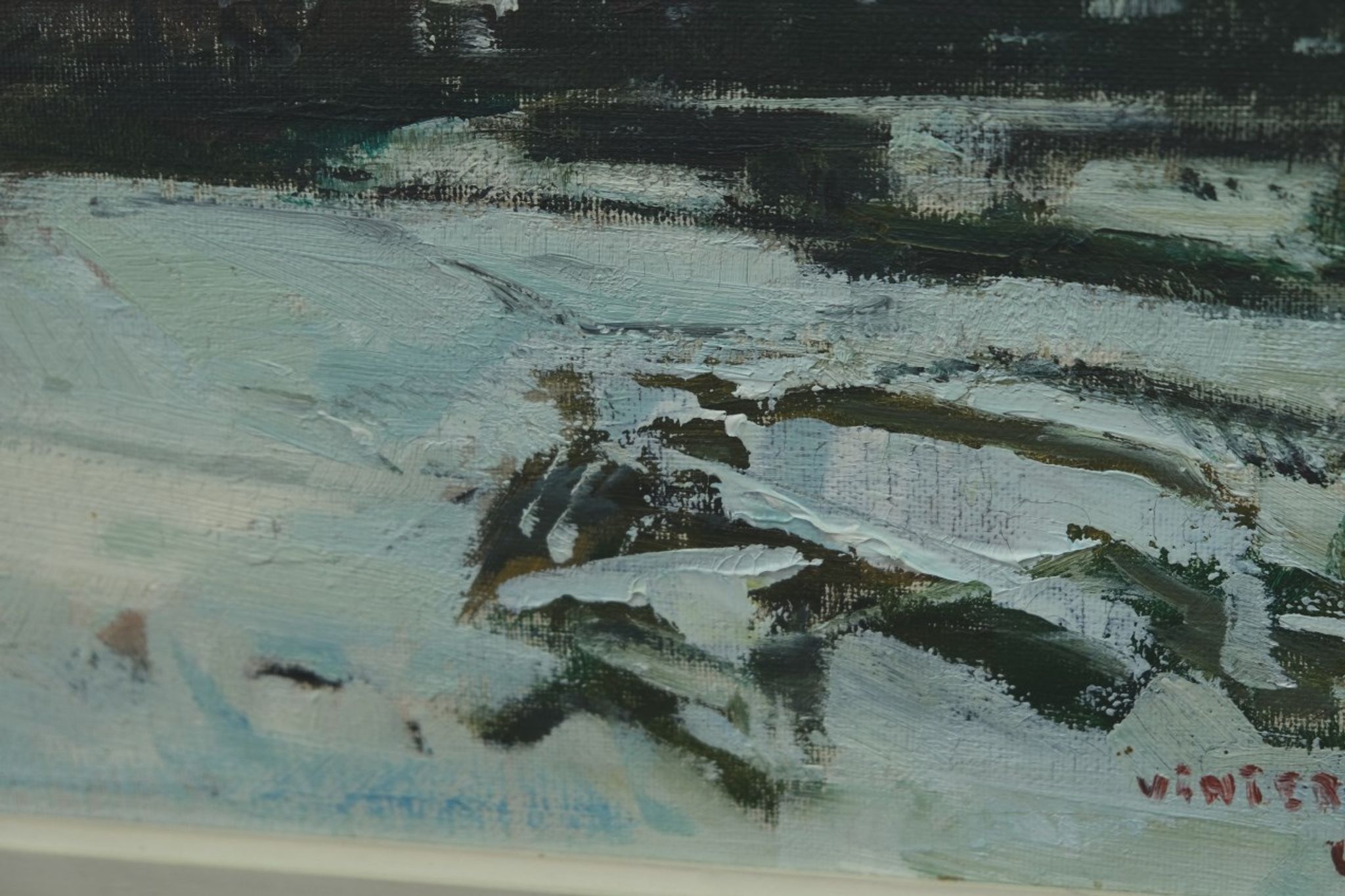 Gunnar Herman Berglund (1906-1992), Swedish Modern Painting, 1960s, Oil on Canvas